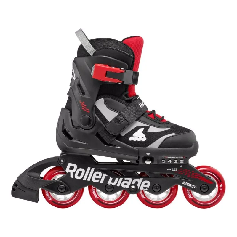 Φωτογραφία προϊόντος: ROLLERBLADE Microblade Αυξομειούμενα Πατίνια - Μαύρο/Κόκκινο Μαύρο-Κόκκινο