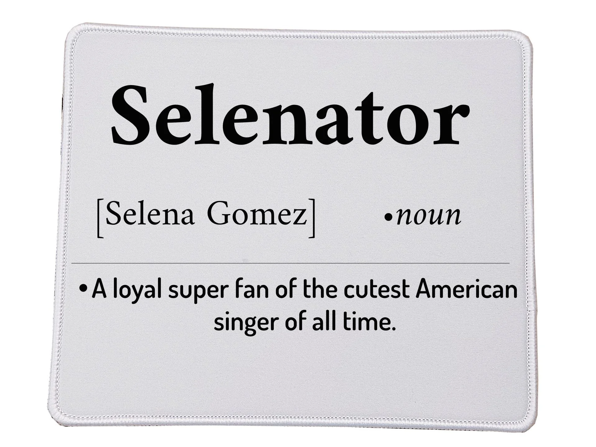 Φωτογραφία προϊόντος: Mousepad Selena Gomez no15 Βάση για το ποντίκι Ορθογώνιο 23x20cm Ποιοτικού υλικού αντοχής