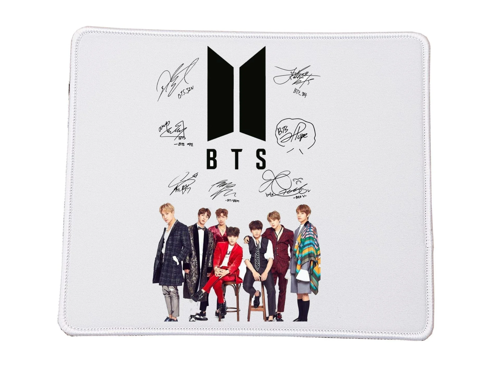 Φωτογραφία προϊόντος: Mousepad Bts music band no8 Βάση για το ποντίκι Ορθογώνιο 23x20cm Ποιοτικού υλικού αντοχής
