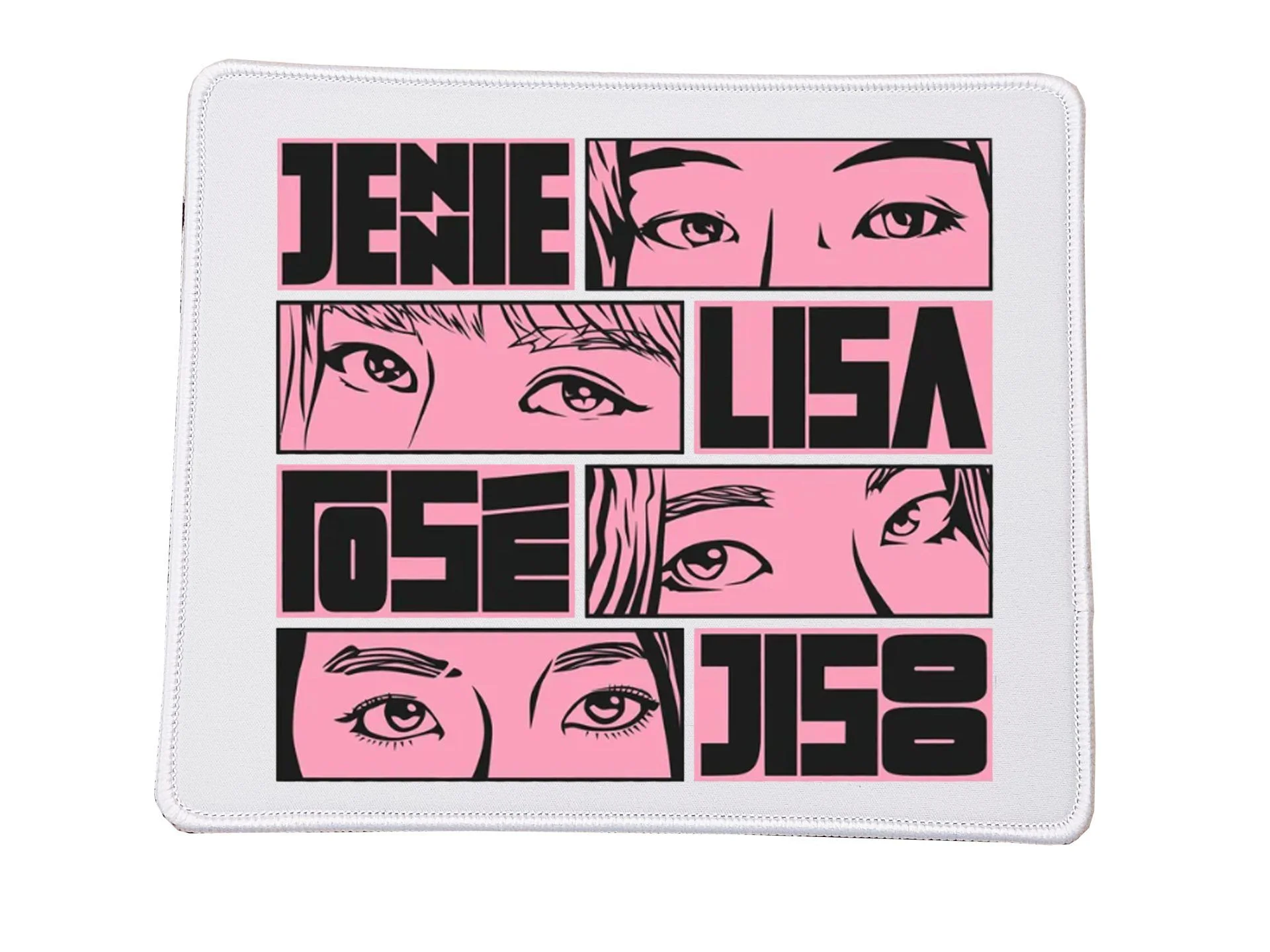 Φωτογραφία προϊόντος: Mousepad Black Pink music band no10 Βάση για το ποντίκι Ορθογώνιο 23x20cm Ποιοτικού υλικού αντοχής
