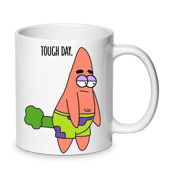 Φωτογραφία προϊόντος: Spongebob mug Μπομπ ο Σφουγγαράκης Patrick money κούπα no18 κεραμική 330ml αστεία χιουμοριστική