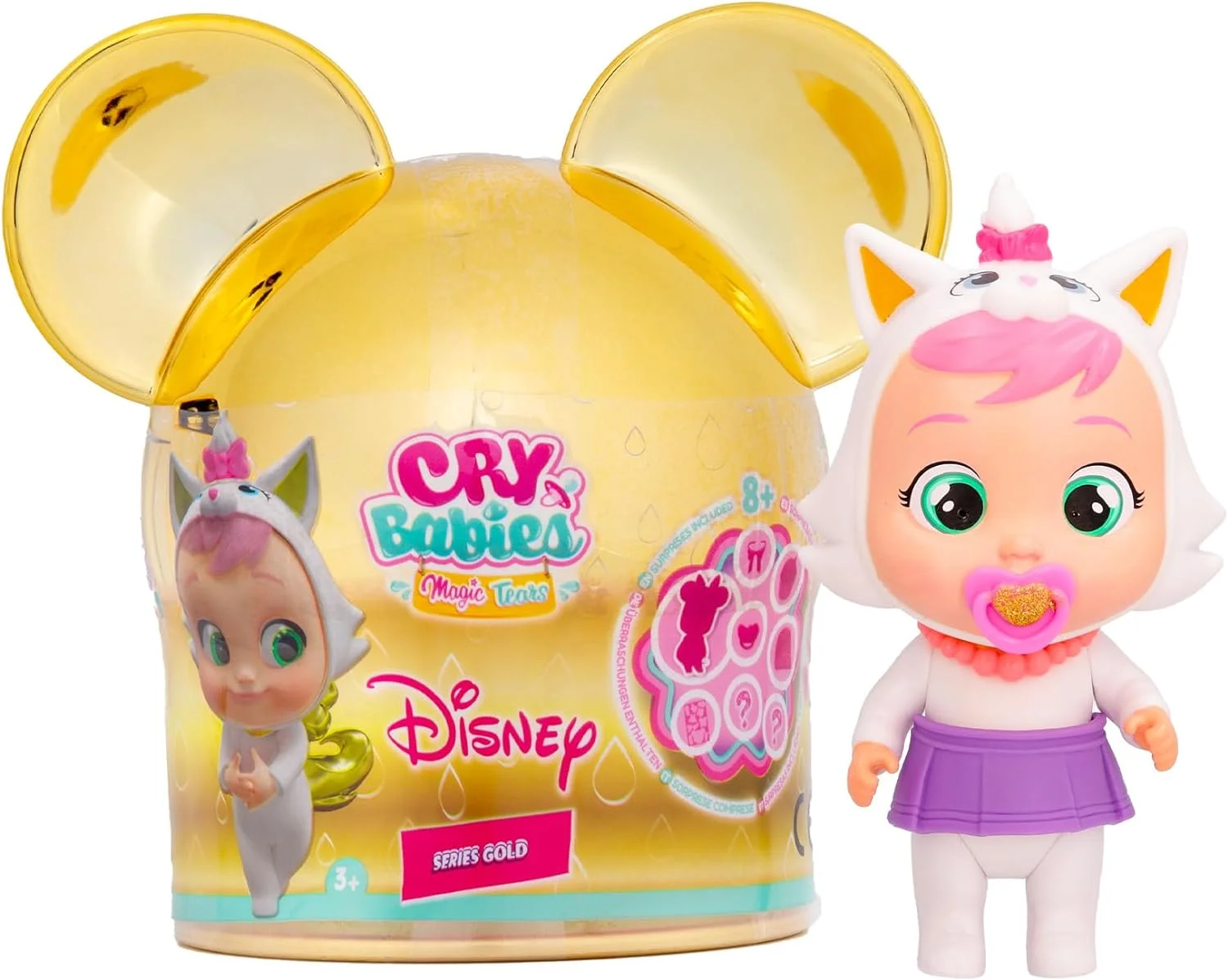 Φωτογραφία προϊόντος: Cry Babies Magic Tears Παιχνίδι Μινιατούρα Κλαψουλίνια Series Gold 1τμχ