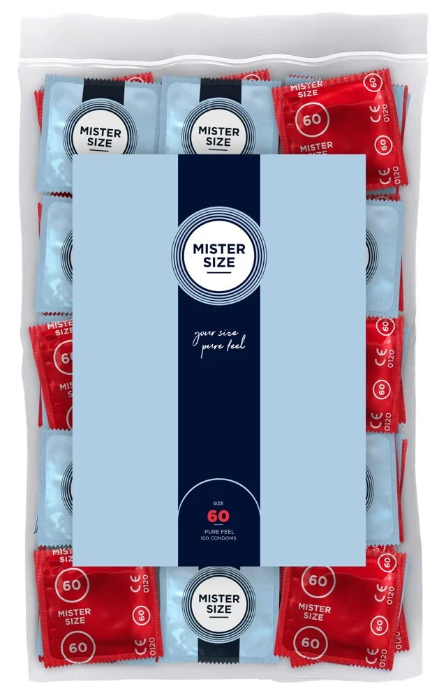Φωτογραφία προϊόντος: Mister Size Προφυλακτικά Extra Fine Size 60mm Λεπτά 100 Pack