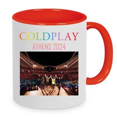 Φωτογραφία προϊόντος: Κούπα Coldplay athens οακα συναυλία 2024 no14 330ml κεραμική
