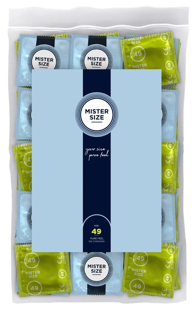 Φωτογραφία προϊόντος: Mister Size Προφυλακτικά Extra Fine Size 49mm Λεπτά 100 Pack