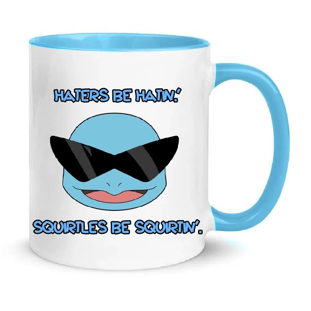 Φωτογραφία προϊόντος: Pokemon Squirtle κούπα πόκεμον no2 κεραμική λευκή γαλάζια 330ml