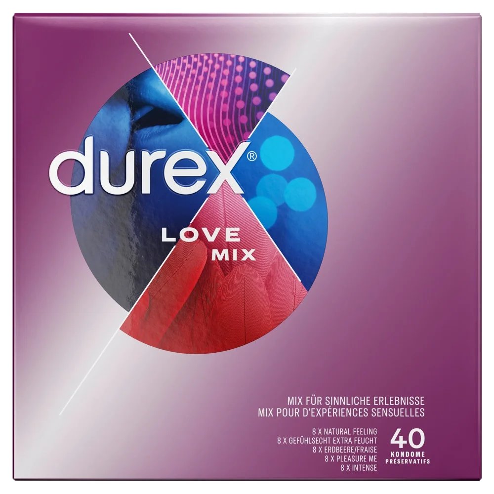 Φωτογραφία προϊόντος: Durex Προφυλακτικά Love Mix 40 Pack
