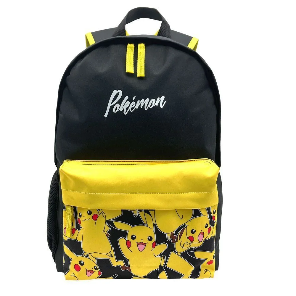 Φωτογραφία προϊόντος: Σχολική τσάντα Pokemon authentic μαύρη κίτρινη 40εκ.