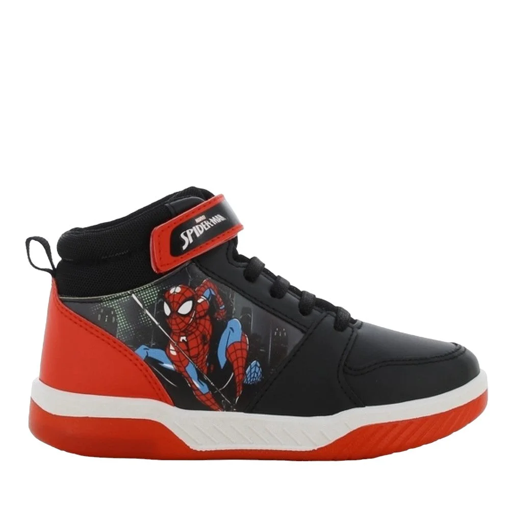 Φωτογραφία προϊόντος: SPIDERMAN Μποτάκι με Φωτάκι 25-33 - ΜΑΥΡΟ