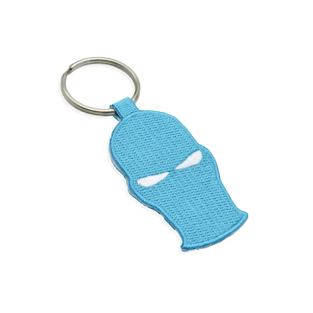 Φωτογραφία προϊόντος: Ghetto Blue Miami Balaclava Keychain – Street Icon Keyring | GHETTO GREECE
