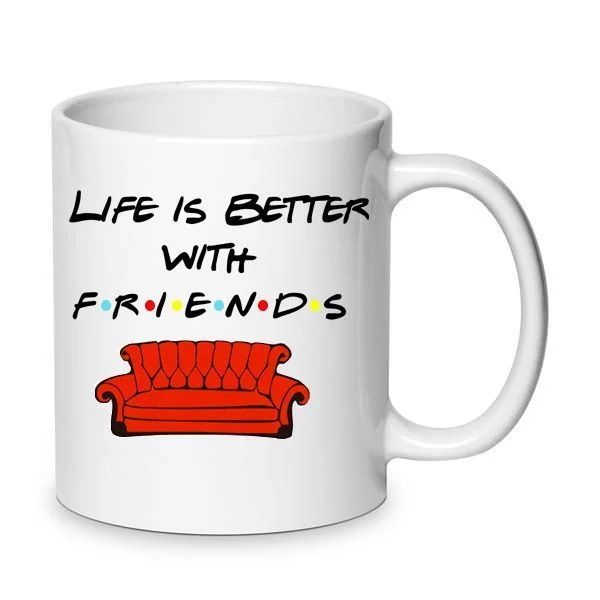 Φωτογραφία προϊόντος: Life is better with Friends Tv no6 mug κούπα 330ml κεραμική τα φιλαράκια