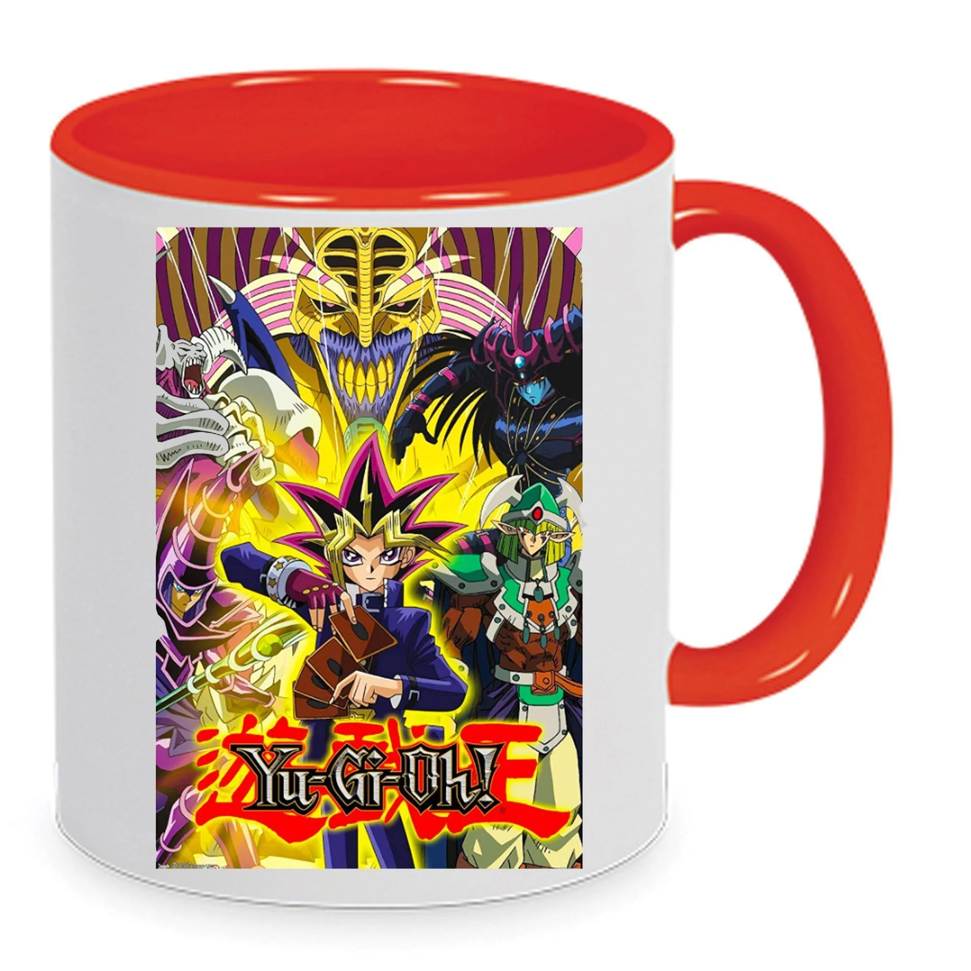 Φωτογραφία προϊόντος: Yu-Gi-Oh Mug YuGiOh Κούπα Νo8 Κεραμική 330ml λευκή κόκκινη