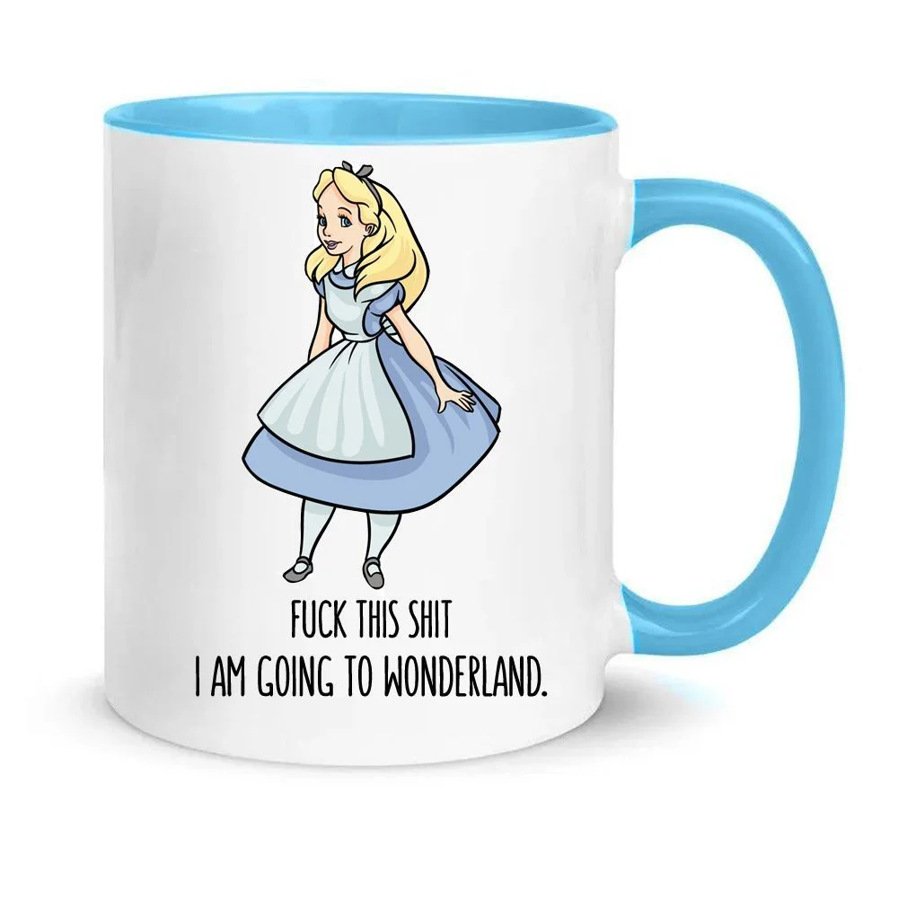 Φωτογραφία προϊόντος: Alice in wonderland mug no2 Αλίκη στην χώρα των θαυμάτων 330ml κεραμική αστεία χιουμοριστική