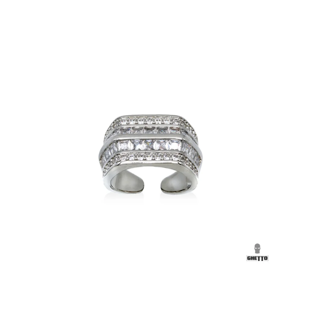 Φωτογραφία προϊόντος: GHETTO Ice Ring | Adjustable Luxury Street Ring