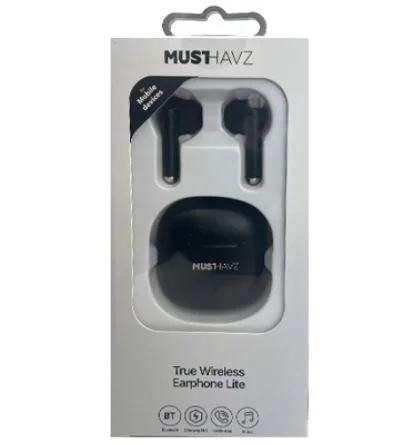 Φωτογραφία προϊόντος: Ακουστικά ασύρματα bluetooth True Wireless Earphone Lite μαύρα