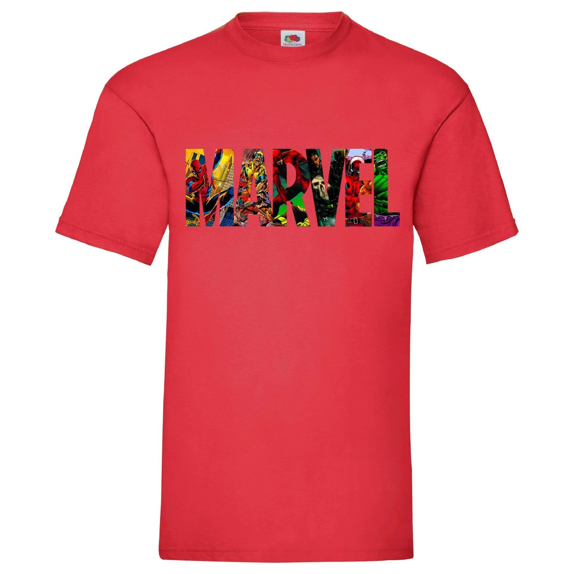 Φωτογραφία προϊόντος: Μπλούζα Tshirt Marvel letters Original Fruit of the loom 100% βαμβάκι no1