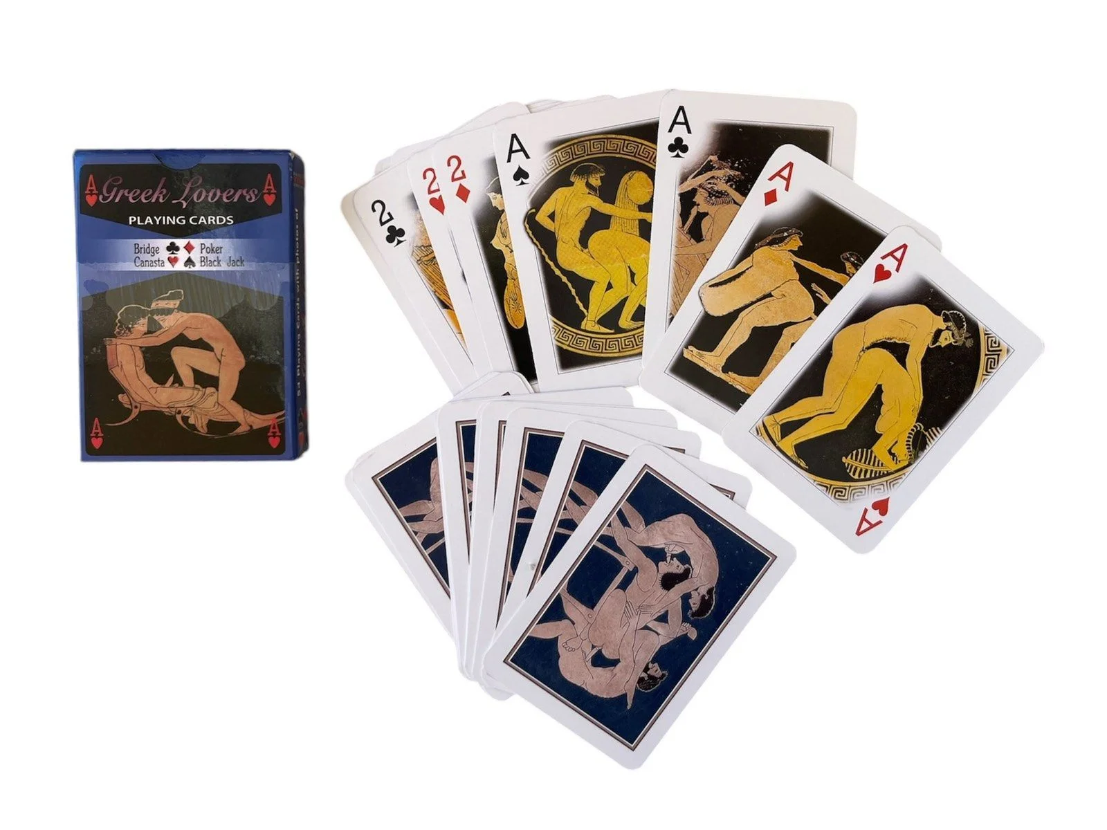 Φωτογραφία προϊόντος: Τράπουλα Greek Lovers μπλε trading cards Greek Lovers blue no2