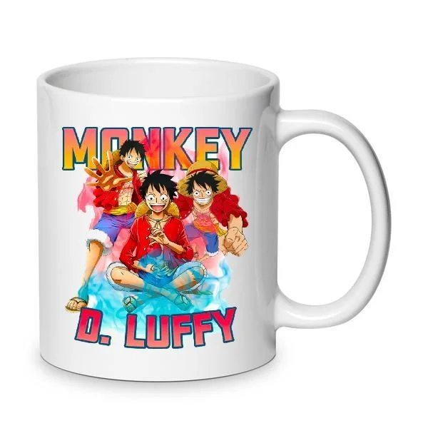 Φωτογραφία προϊόντος: One piece no1 monkey d. luffy Κούπα λευκή κεραμική 330ml