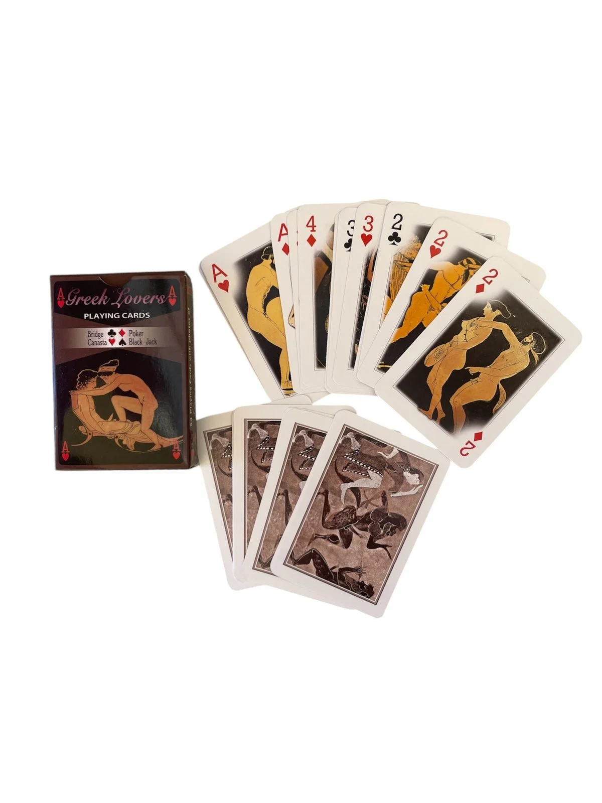 Φωτογραφία προϊόντος: Τράπουλα Greek Lovers καφέ trading cards Greek Lovers brown no3