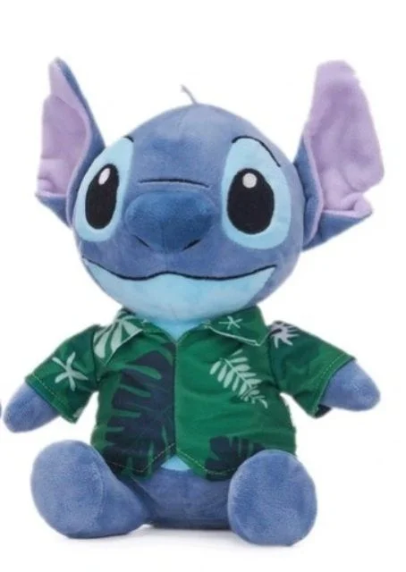 Φωτογραφία προϊόντος: Αυθεντικό Disney Λούτρινο Stitch Hawaii με πράσινο μπλουζάκι 30cm
