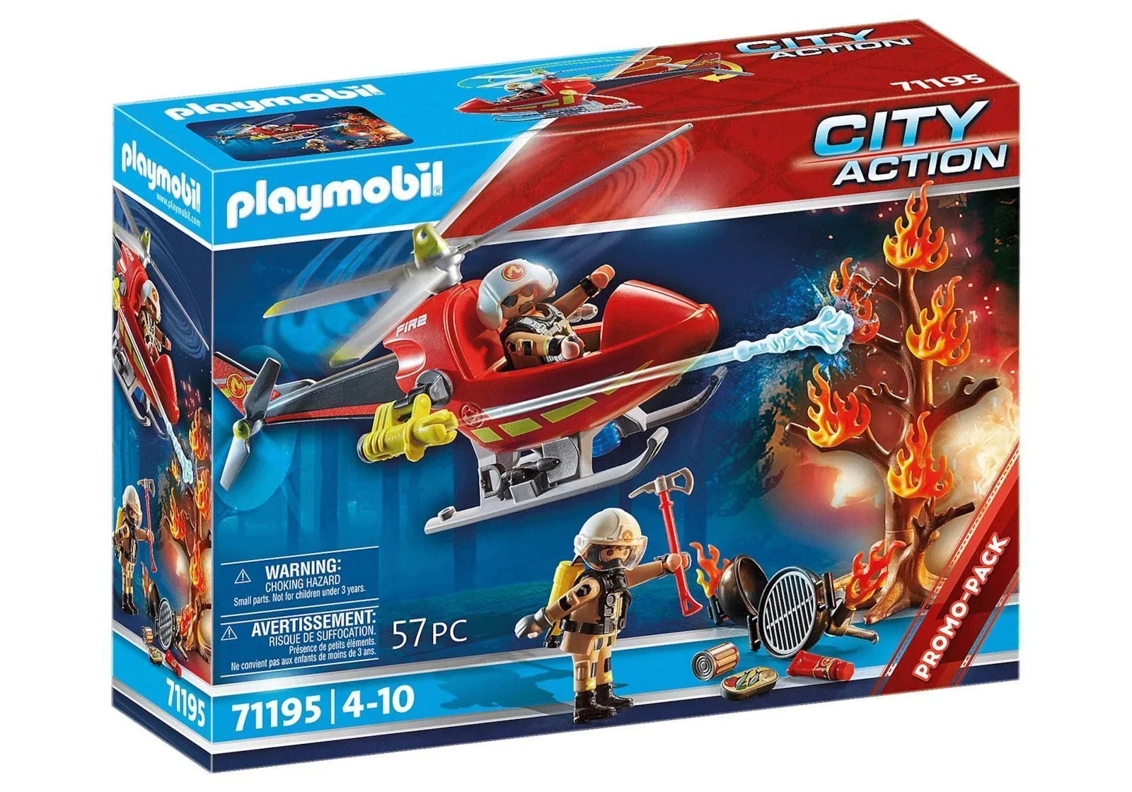 Φωτογραφία προϊόντος: Playmobil City Action Ελικόπτερο Πυροσβεστικής για 4-10 ετών
