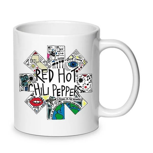 Φωτογραφία προϊόντος: Rhcp red hot chili peppers mug no6 κούπα 330ml κεραμική