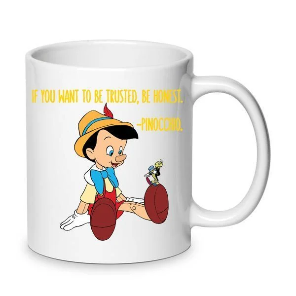 Φωτογραφία προϊόντος: Pinocchio mug Πινόκιο κούπα no9 330ml κεραμική