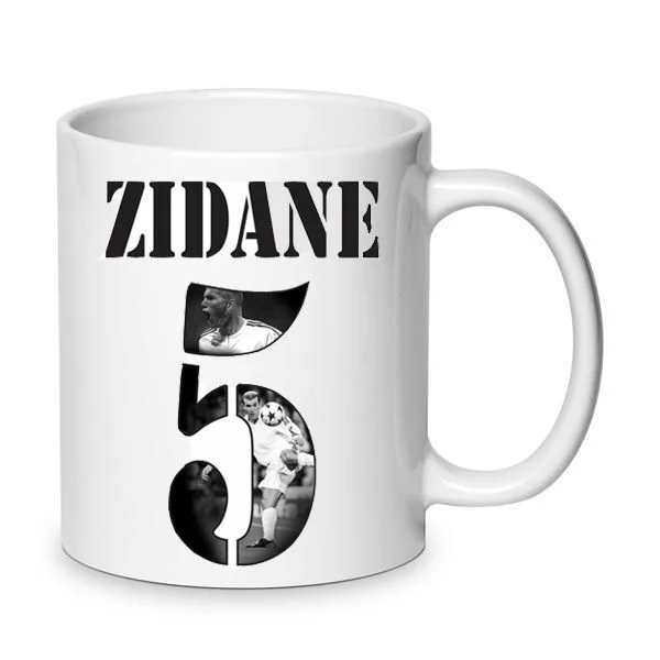 Φωτογραφία προϊόντος: Zinedine Zidane κούπα no1 κεραμική 330ml