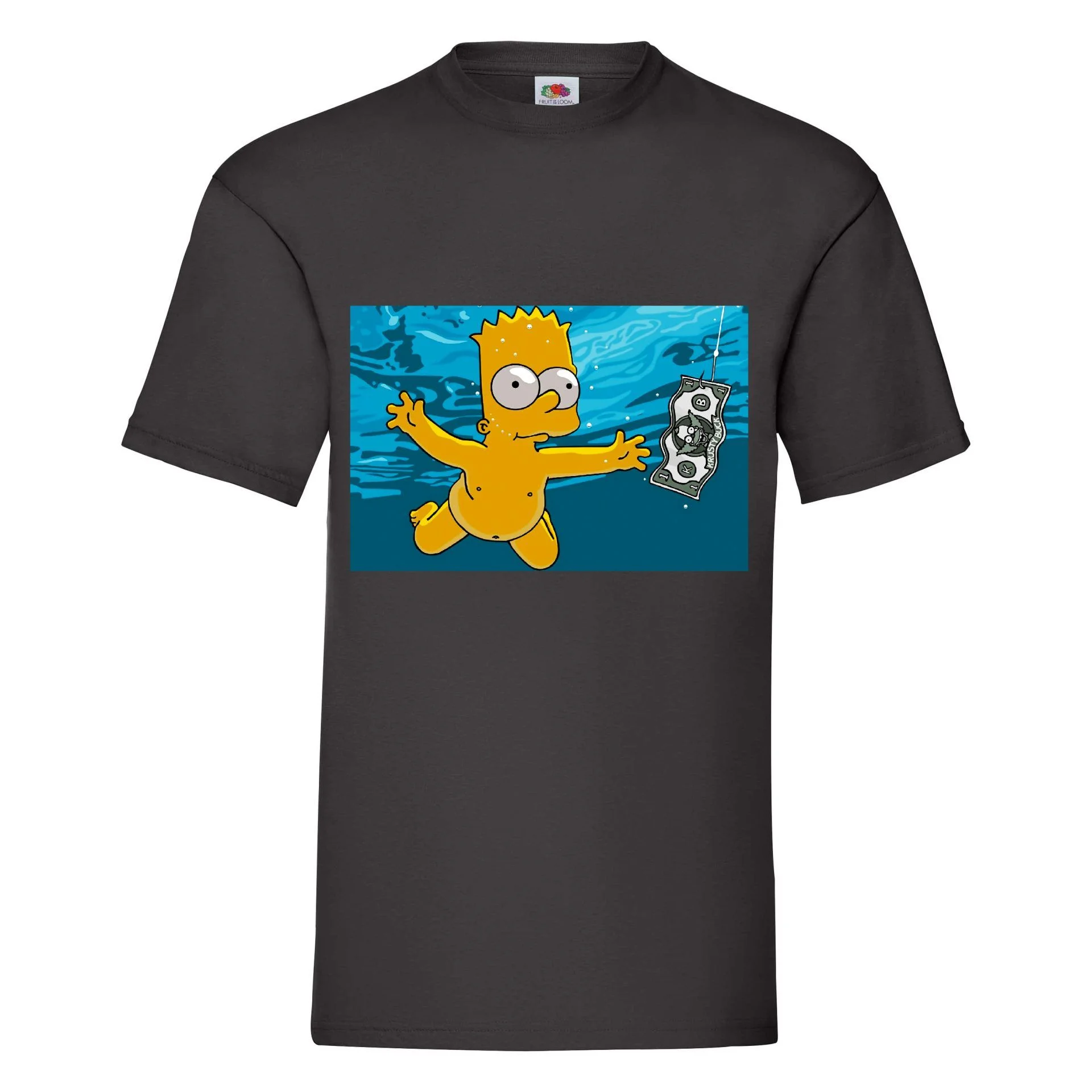 Φωτογραφία προϊόντος: Μπλούζα Tshirt The Simpsons Family The nirvana baby bart Original Fruit of the loom 100% βαμβάκι no5