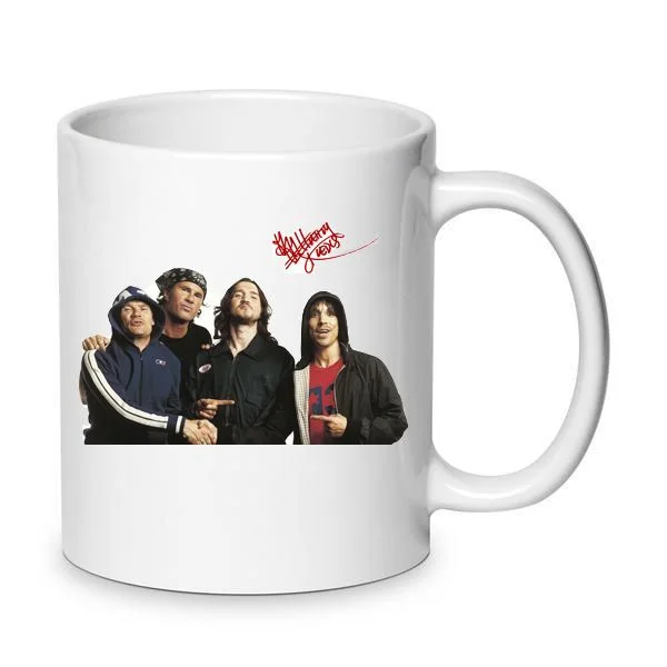 Φωτογραφία προϊόντος: Rhcp red hot chili peppers mug no4 κούπα 330ml κεραμική με υπογραφή