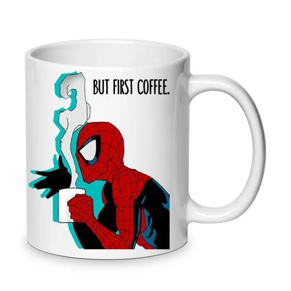 Φωτογραφία προϊόντος: Spiderman mug Κούπα Σπάιντερμαν No15 Κεραμική 330ml coffee funny
