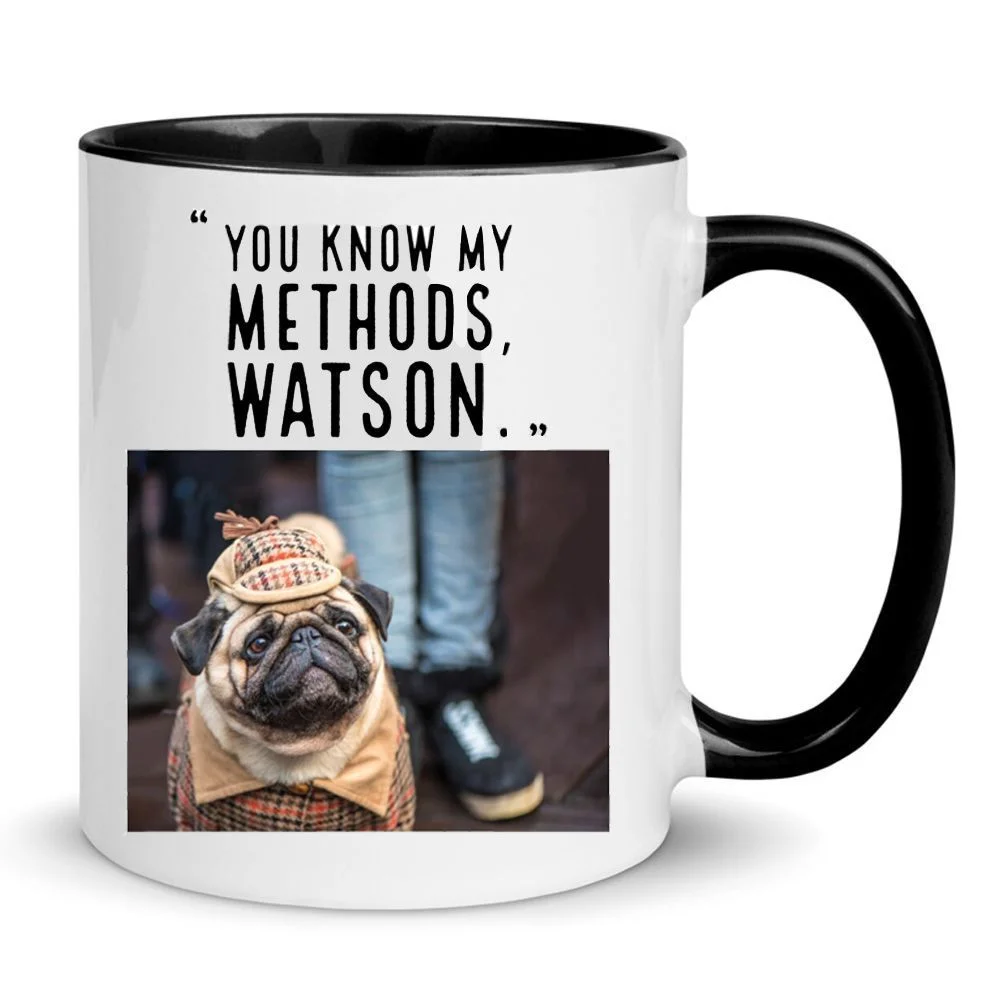 Φωτογραφία προϊόντος: Sherlock Holmes no9 mug κούπα Σέρλοκ Χόλμς κεραμική 330ml λευκή μαυρη