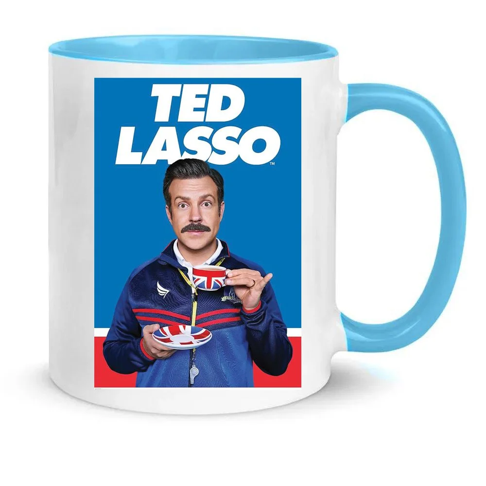 Φωτογραφία προϊόντος: Ted Lasso mug Κούπα No14 Κεραμική 330mL λευκή γαλάζια
