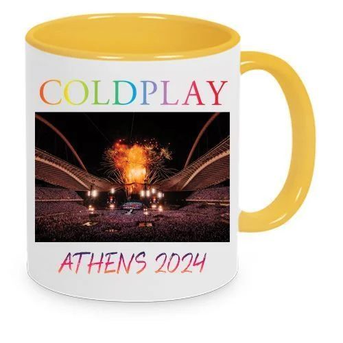 Φωτογραφία προϊόντος: Κούπα Coldplay athens οακα συναυλία 2024 no15 330ml κεραμική