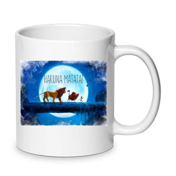 Φωτογραφία προϊόντος: The lion king mug Simba Timon and Pumba Ο βασιλιάς των λιονταριών Κούπα Νο.17 λευκή 330ml
