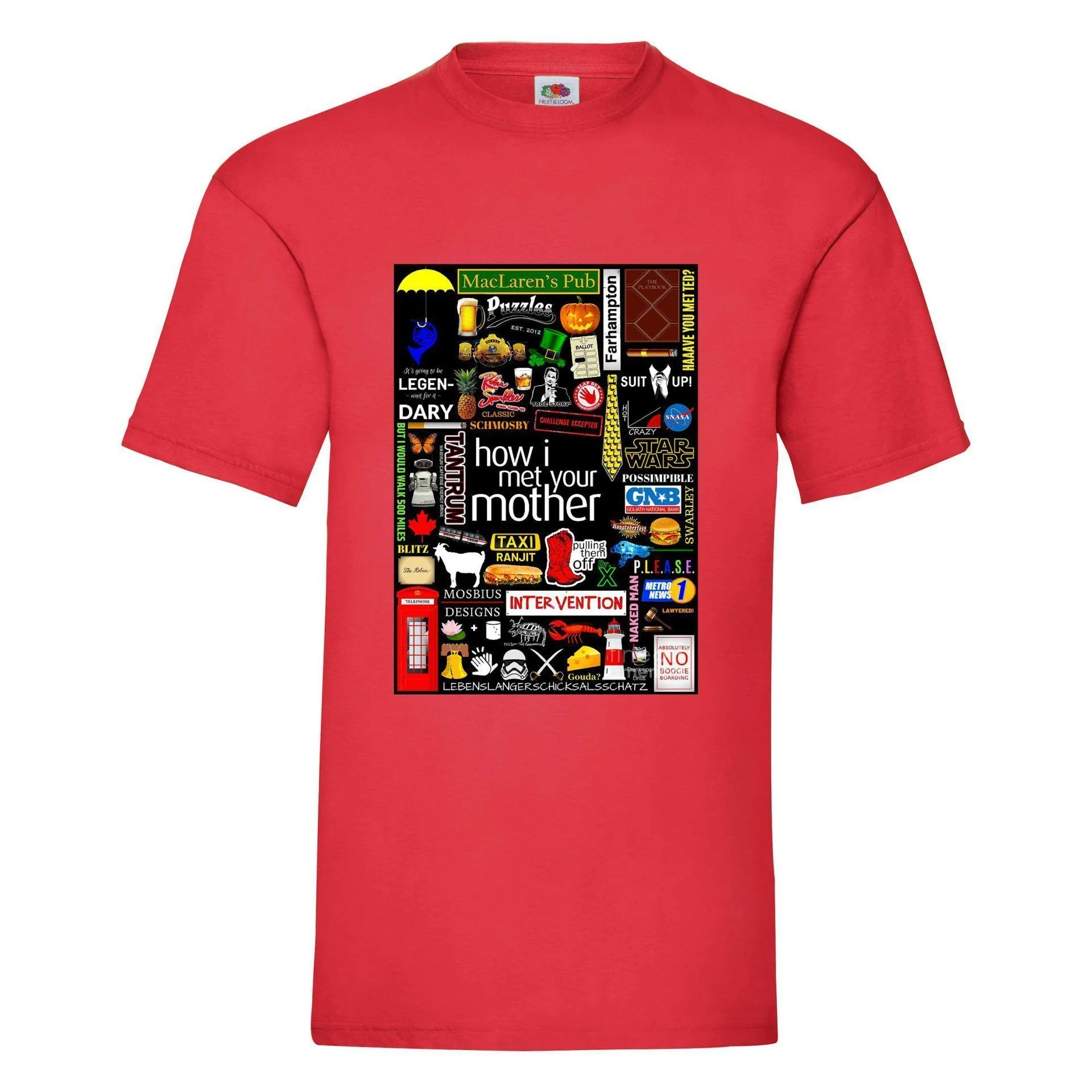 Φωτογραφία προϊόντος: Μπλούζα Tshirt How i met your mother Original Fruit of the loom 100% βαμβάκι no20