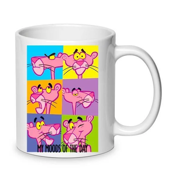 Φωτογραφία προϊόντος: The Pink Panther mug Ο Ροζ Πάνθηρας κούπα no6 κεραμική 330ml