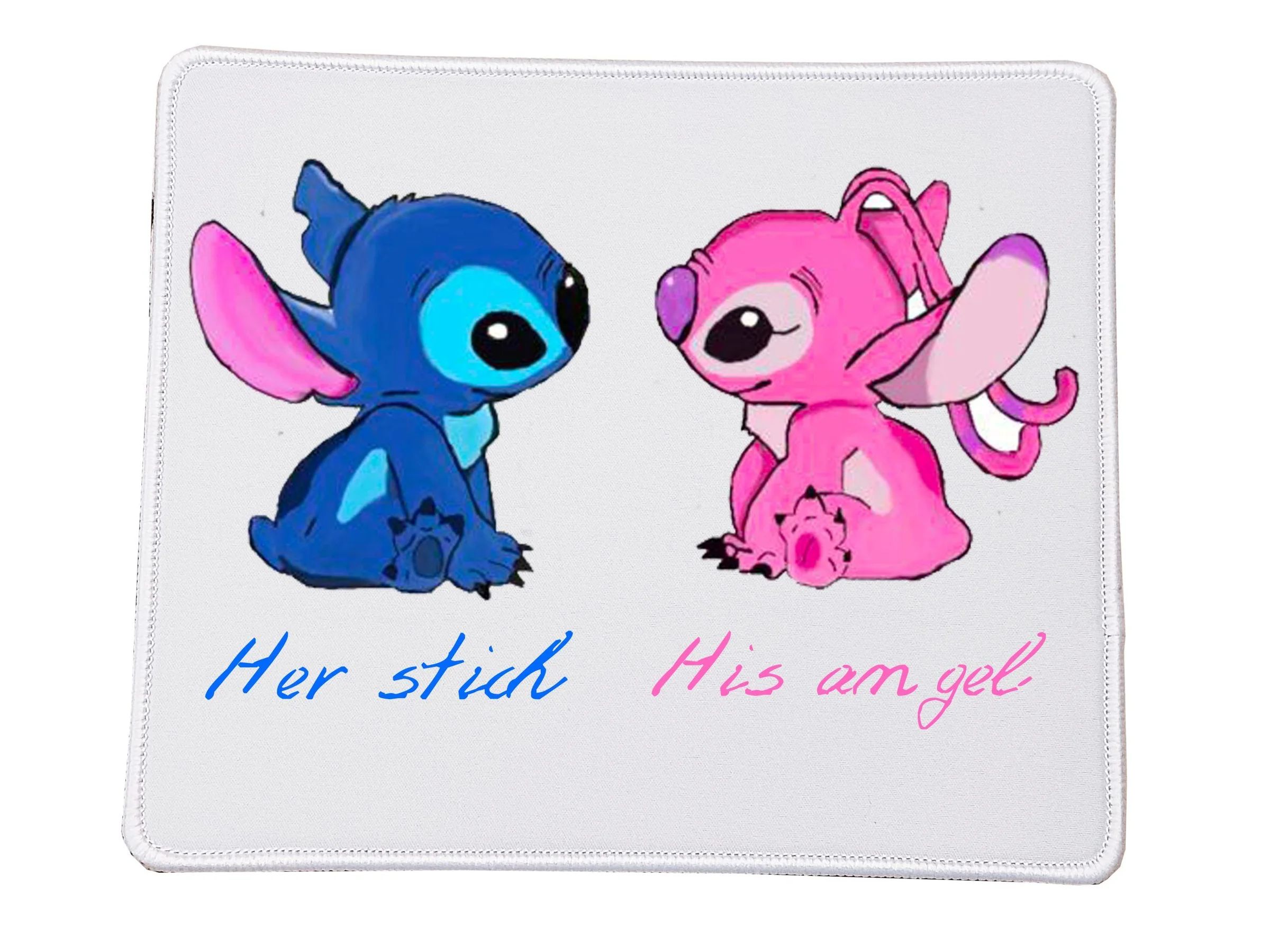Φωτογραφία προϊόντος: Mousepad Lilo and stich no85 Αγίου Βαλεντίνου Ορθογώνιο 23x20cm Ποιοτικού υλικού αντοχής