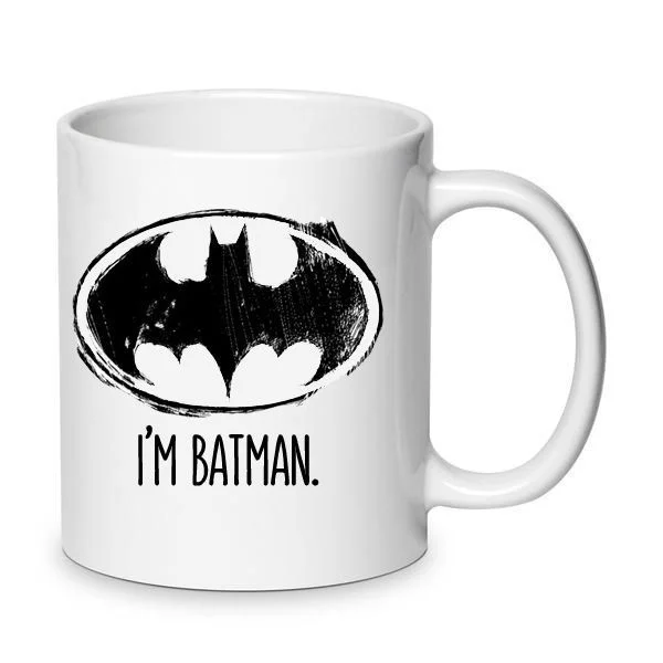 Φωτογραφία προϊόντος: Batman mug Μπάτμαν κούπα no9 κεραμική 330ml λευκή