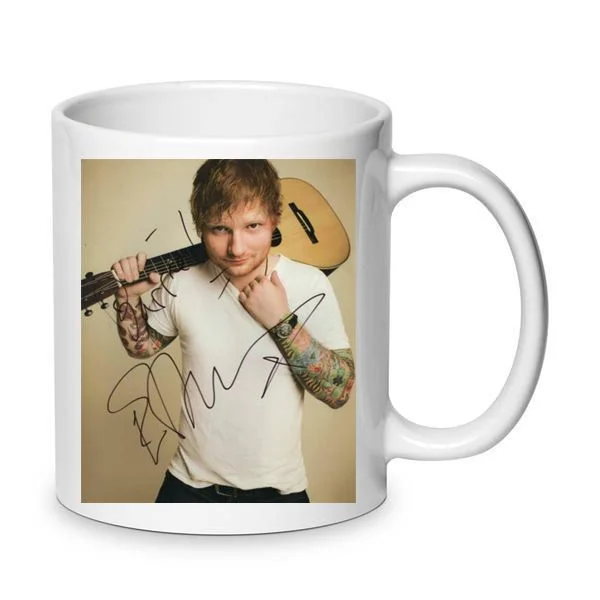Φωτογραφία προϊόντος: Ed Sheeran mug no3 εντ σιραν κούπα 330ml Κεραμική με υπογραφή