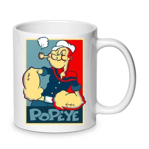 Φωτογραφία προϊόντος: Popeye mug Ποπάυ κούπα no6 κεραμική 330ml