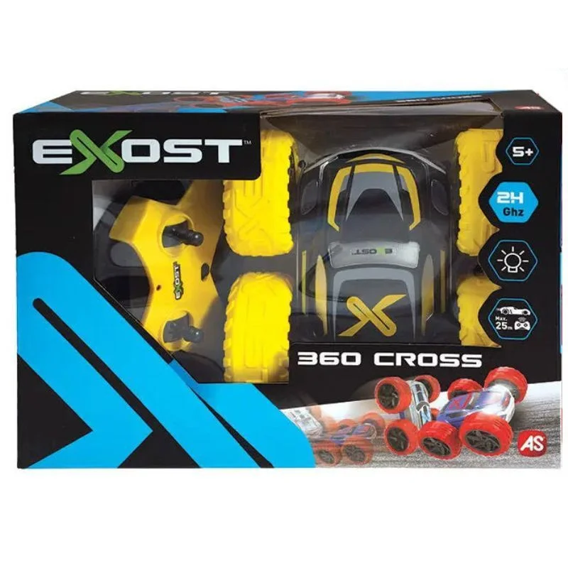 Φωτογραφία προϊόντος: Exost Cross Τηλεκατευθυνόμενο Αυτοκίνητο Stunt σε Κίτρινο Χρώμα