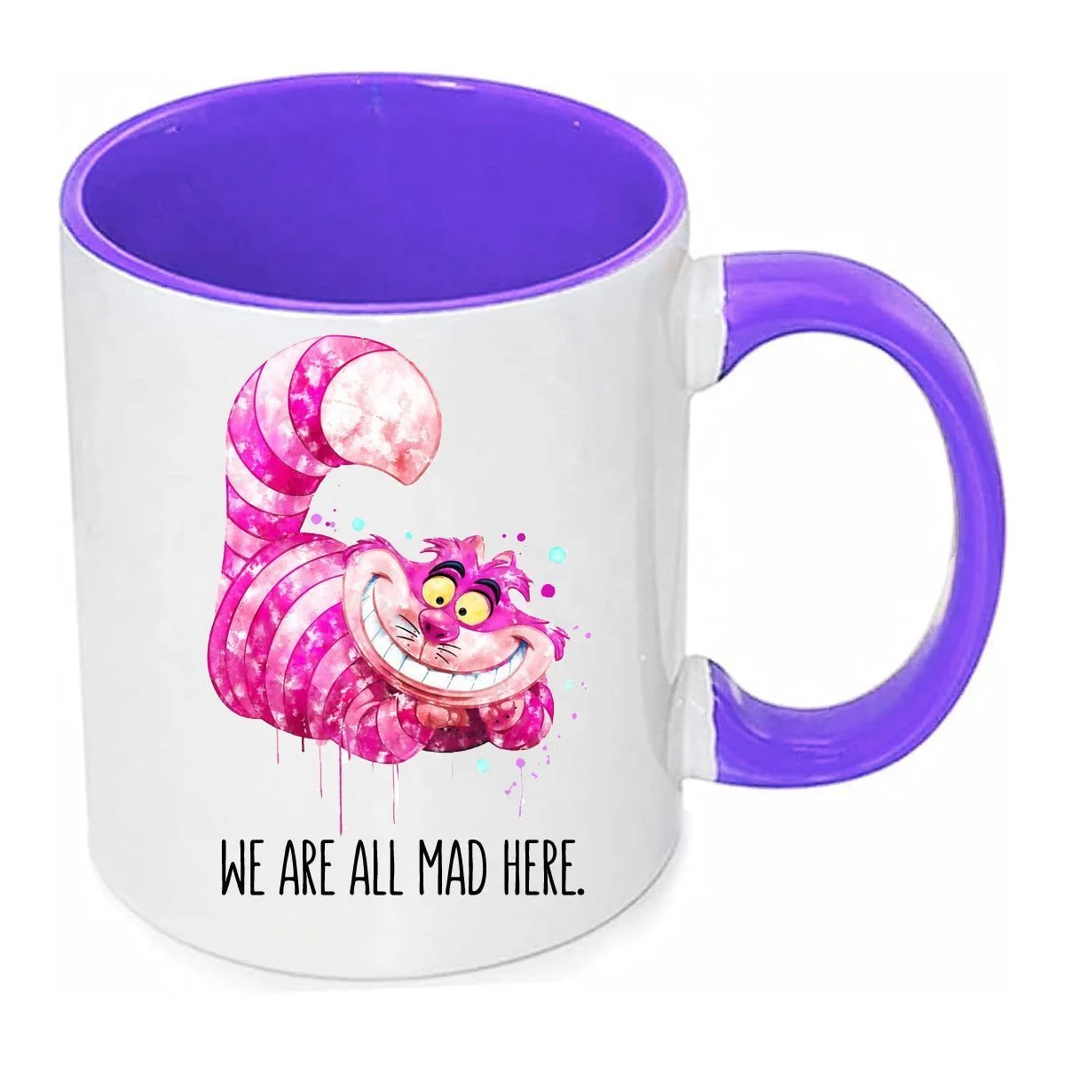 Φωτογραφία προϊόντος: Alice in wonderland dinah mug no3 Αλίκη στην χώρα των θαυμάτων 330ml κεραμική αστεία χιουμοριστική