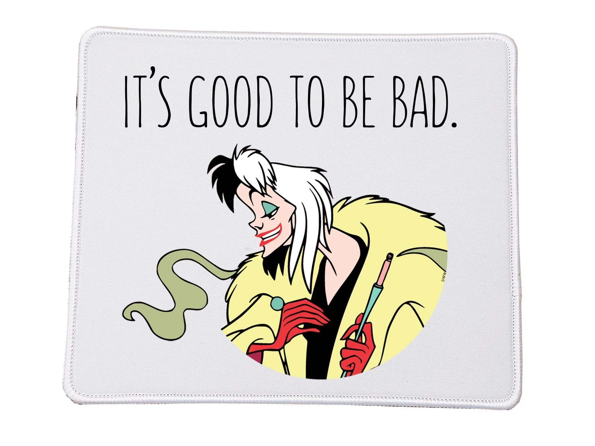 Φωτογραφία προϊόντος: Mousepad Cruella De vil no8 Βάση για το ποντίκι Ορθογώνιο 23x20cm Ποιοτικού υλικού αντοχής