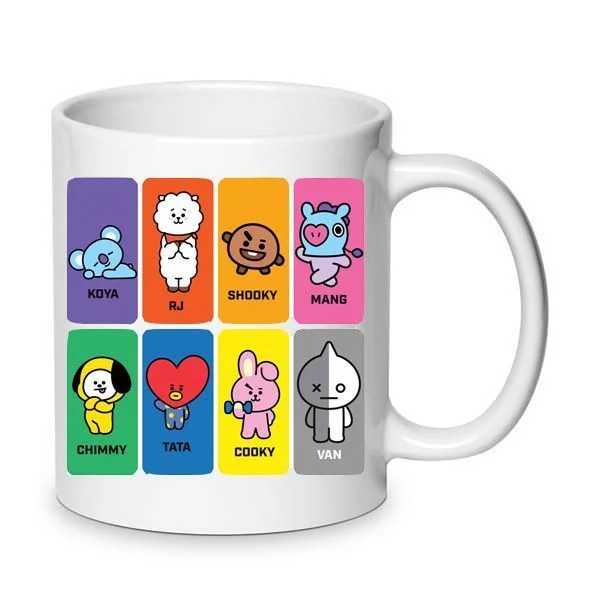 Φωτογραφία προϊόντος: BT21 BTS mug Bt21 κούπα 330ml κεραμική no9 λευκή 330ml