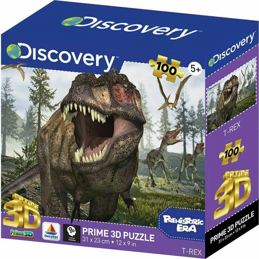 Φωτογραφία προϊόντος: SUPER 3D PUZZLE Τυραννόσαυρος Tyrannosaurus Rex 100 Κομμάτια