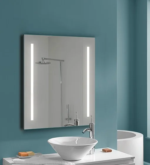Φωτογραφία προϊόντος: Focco Lighting ΚΑΘΡΕΦΤΗΣ ΜΠΑΝΙΟΥ FOCCO SAM ΜΕ ΦΩΤΙΣΜΟ LED 800X800MM