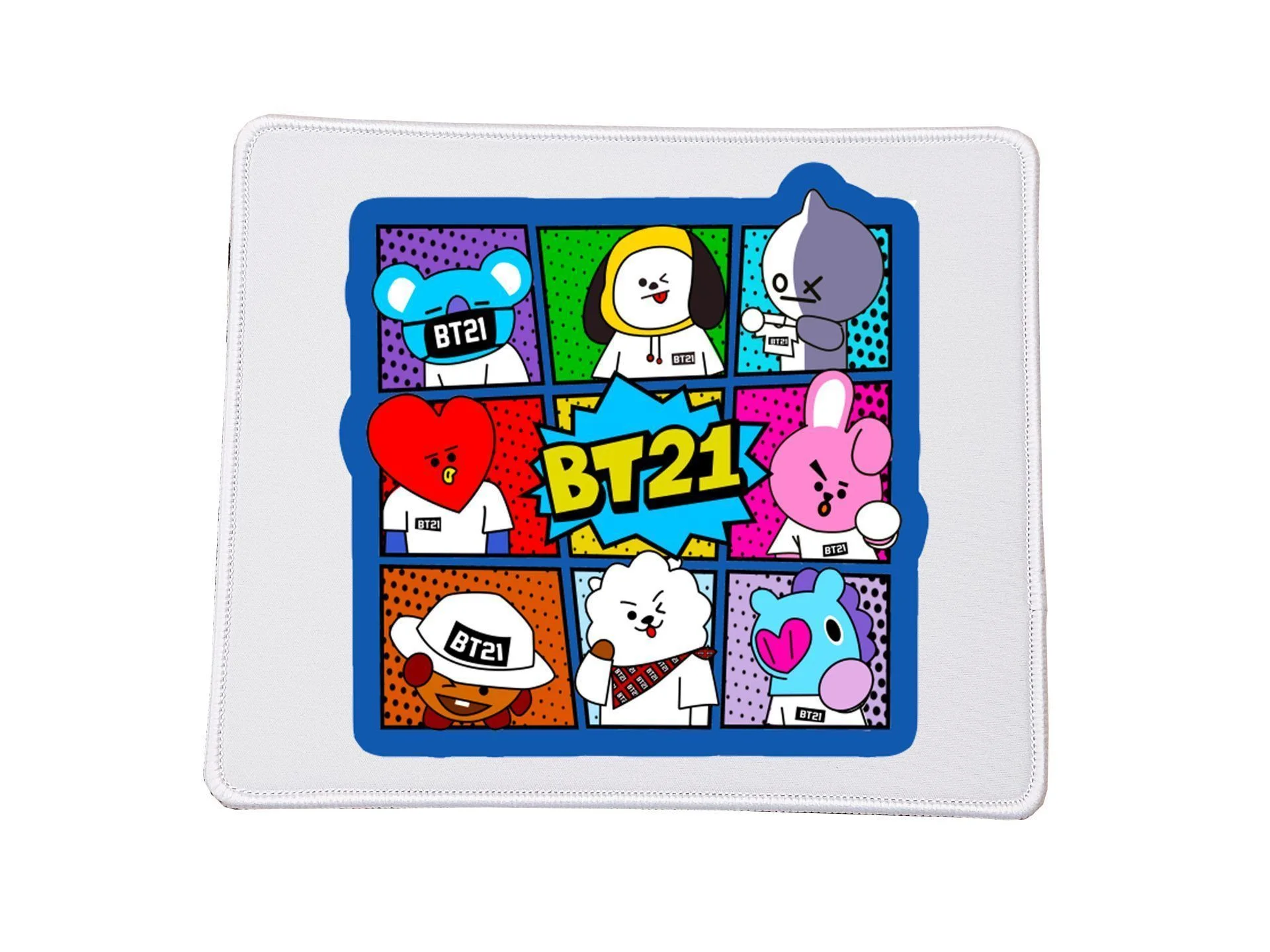 Φωτογραφία προϊόντος: Mousepad Bt21 23x20cm no5 Ποιοτικού Υλικού Αντοχής