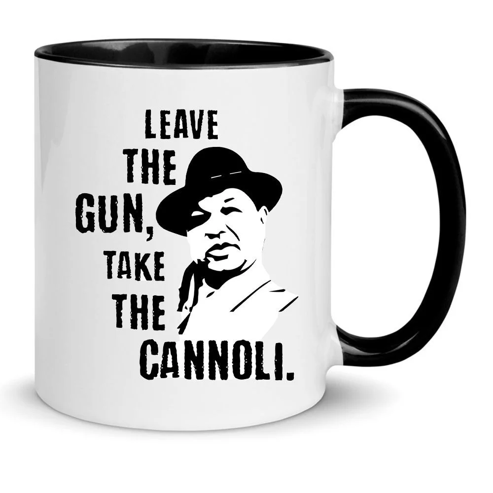 Φωτογραφία προϊόντος: The godfather mug no3 Ο νονός κούπα 330ml κεραμική λευκή μαύρη don corleone