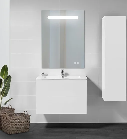 Φωτογραφία προϊόντος: Focco Lighting ΚΑΘΡΕΦΤΗΣ ΜΠΑΝΙΟΥ FOCCO LINA ΜΕ ΦΩΤΙΣΜΟ LED ΑΦΗΣ 800Χ600ΜΜ
